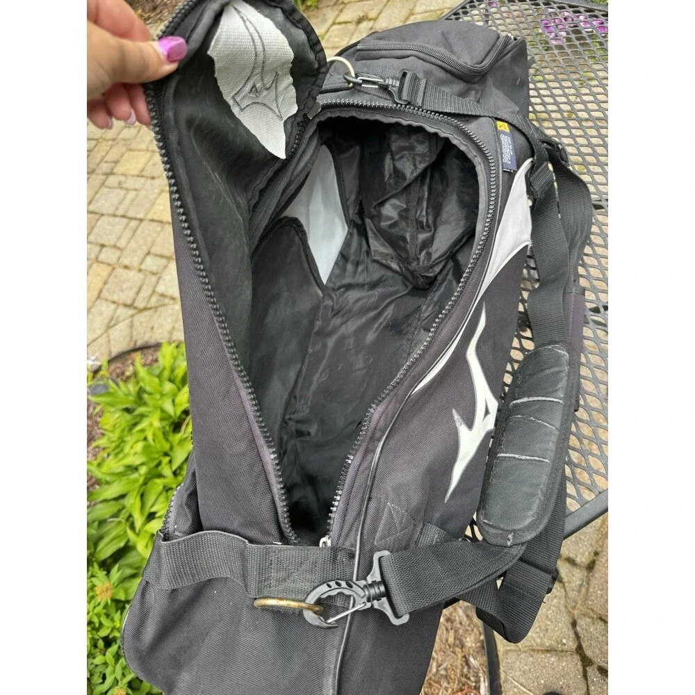Mizuno Baseball Bat Bag Series Black 32” with Shoulder Strap